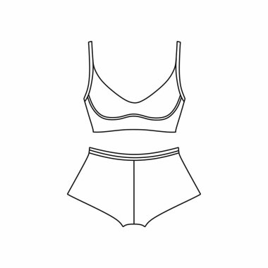  Vektör iç çamaşırı arka plan. İç çamaşırı. Sütyen ve külot. Seksi 