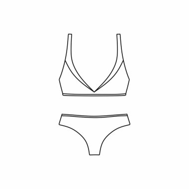  Vektör iç çamaşırı arka plan. İç çamaşırı. Sütyen ve külot. Seksi 