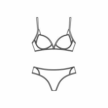  Vektör iç çamaşırı arka plan. İç çamaşırı. Sütyen ve külot. Seksi 