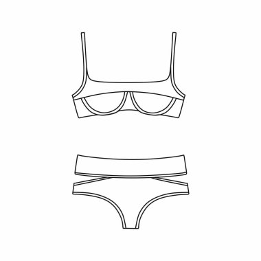  Vektör iç çamaşırı arka plan. İç çamaşırı. Sütyen ve külot. Seksi 