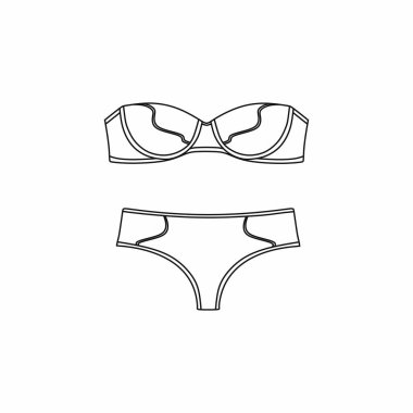  Vektör iç çamaşırı arka plan. İç çamaşırı. Sütyen ve külot. Seksi 