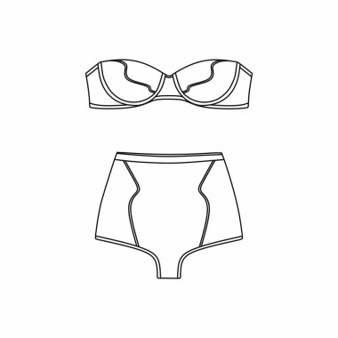  Vektör iç çamaşırı arka plan. İç çamaşırı. Sütyen ve külot. Seksi 