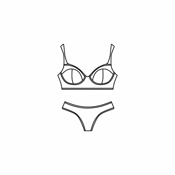 Fundo de roupa interior vetorial. Lingerie. Sutiãs e cuecas. Sexy — Vetor de Stock