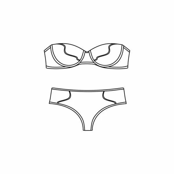 Sfondo biancheria intima vettoriale. Lingerie. Reggiseni e mutandine. Sexy — Vettoriale Stock