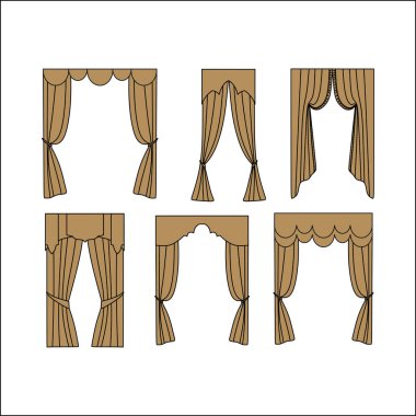 perdeler. iç Tekstil. İç Dekorasyon Tekstil 