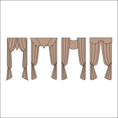 perdeler. iç Tekstil. İç Dekorasyon Tekstil 