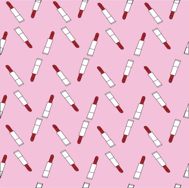  Kırmızı ruj. kumaş yazdırın. ruj ile yazdırma.