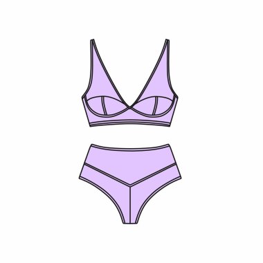  Vektör iç çamaşırı arka plan. İç çamaşırı. Sütyen ve külot. Seksi 
