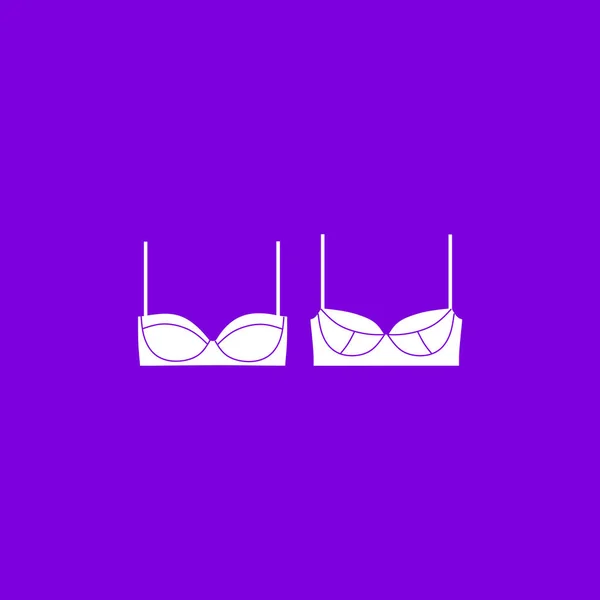 Bras and panties.  Sexy lingerie and pantie.   Lingerie vector. — Stock Vector