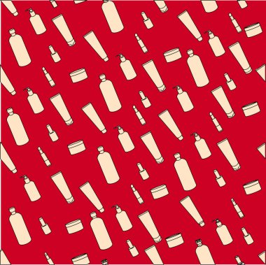 ' ın Cilt Bakımı. krem. losyon. Melisa. kozmetik kavanozları, yazdırma. 