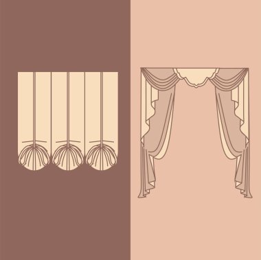 perdeler ve draperies iç dekorasyon tasarım fikirleri realisti