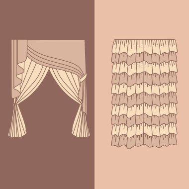 perdeler ve draperies iç dekorasyon tasarım fikirleri realisti