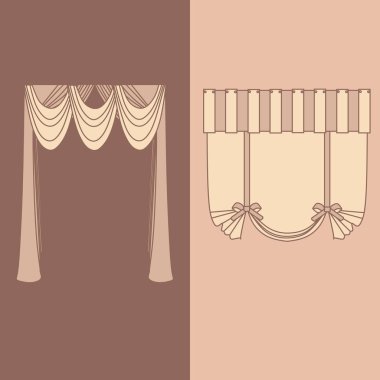 perdeler ve draperies iç dekorasyon tasarım fikirleri realisti