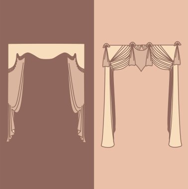 perdeler ve draperies iç dekorasyon tasarım fikirleri realisti