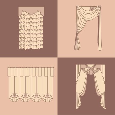 perdeler ve draperies iç dekorasyon tasarım fikirleri realisti