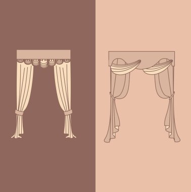 perdeler ve draperies iç dekorasyon tasarım fikirleri realisti