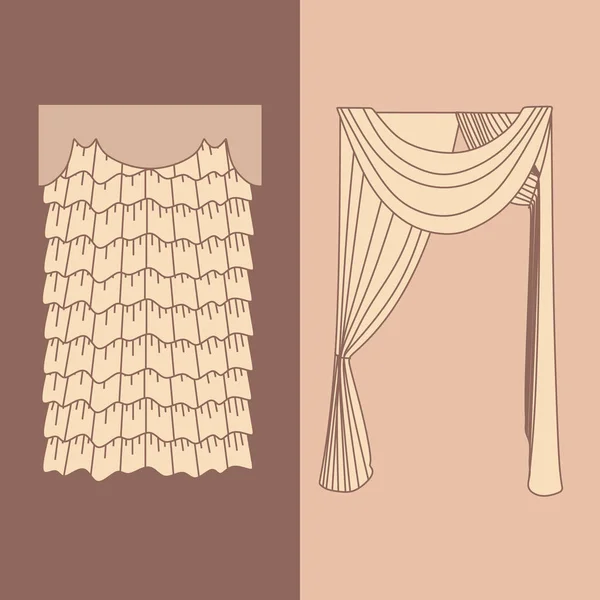 perdeler ve draperies iç dekorasyon tasarım fikirleri realisti