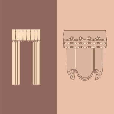 perdeler ve draperies iç dekorasyon tasarım fikirleri realisti