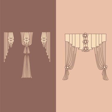perdeler ve draperies iç dekorasyon tasarım fikirleri realisti