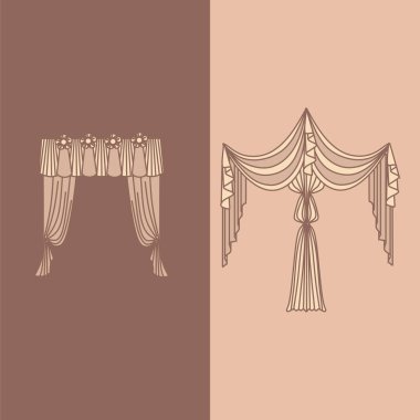 perdeler ve draperies iç dekorasyon tasarım fikirleri realisti