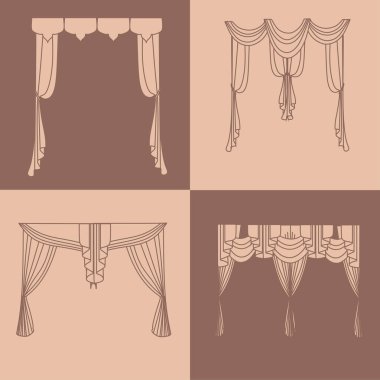 tasarım fikirleri gerçekçi simgeler koleksiyon izole vektör illustra