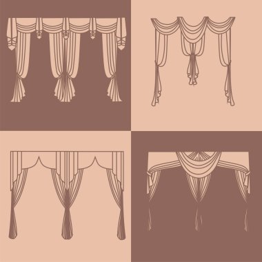 tasarım fikirleri gerçekçi simgeler koleksiyon izole vektör illustra