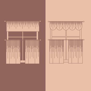 resimde perdeleri ve draperies iç dekorasyon tasarımı