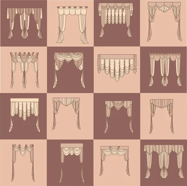 Klasik perde. perdeler. lambrequin