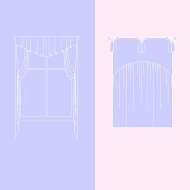   perdeler. lambrequin.Classic perdeler .