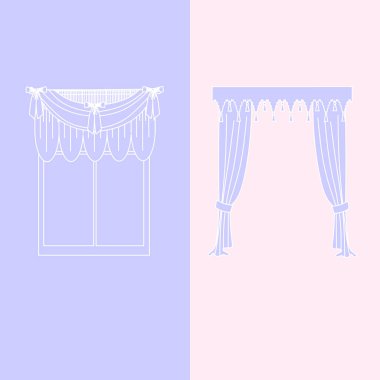   perdeler. lambrequin.Classic perdeler .