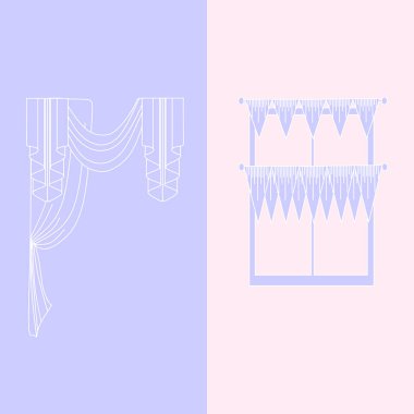   perdeler. lambrequin.Classic perdeler .