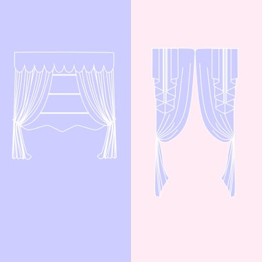   perdeler. lambrequin.Classic perdeler .