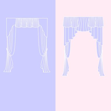   perdeler. lambrequin.Classic perdeler .