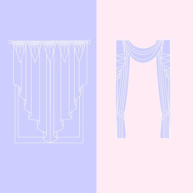   perdeler. lambrequin.Classic perdeler .