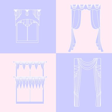   perdeler. lambrequin.Classic perdeler .