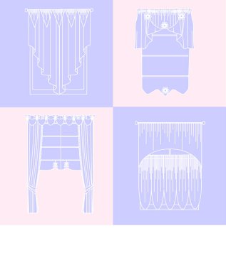   perdeler. lambrequin.Classic perdeler .