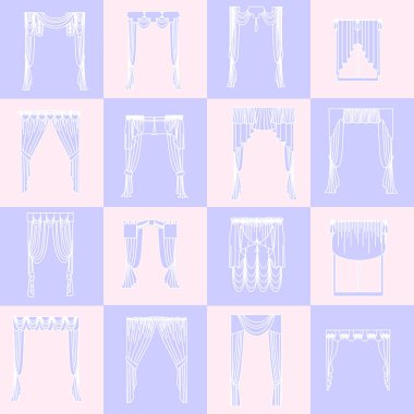   perdeler. lambrequin.Classic perdeler .