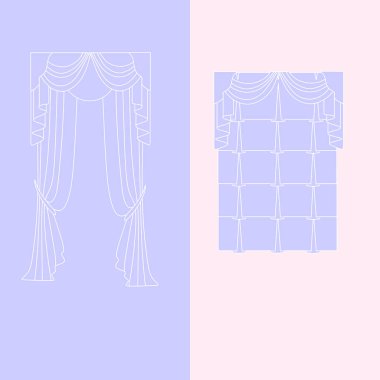   perdeler. lambrequin.Classic perdeler .