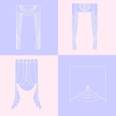   perdeler. lambrequin.Classic perdeler .