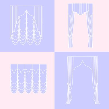   perdeler. lambrequin.Classic perdeler .