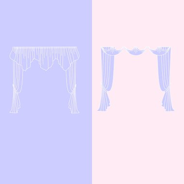   perdeler. lambrequin.Classic perdeler .