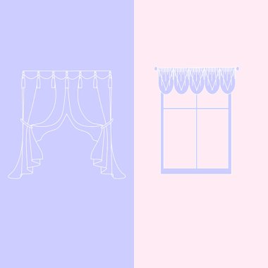   perdeler. lambrequin.Classic perdeler .