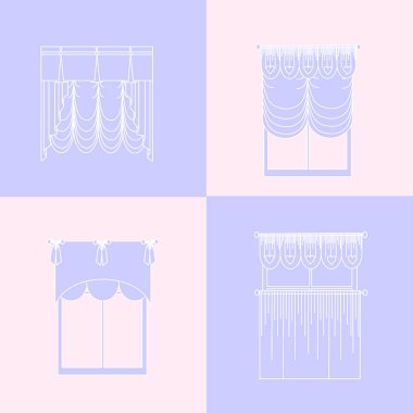   perdeler. lambrequin.Classic perdeler .