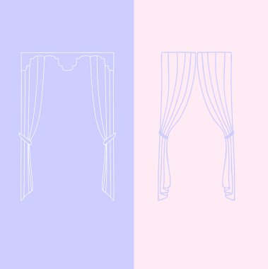   perdeler. lambrequin.Classic perdeler .