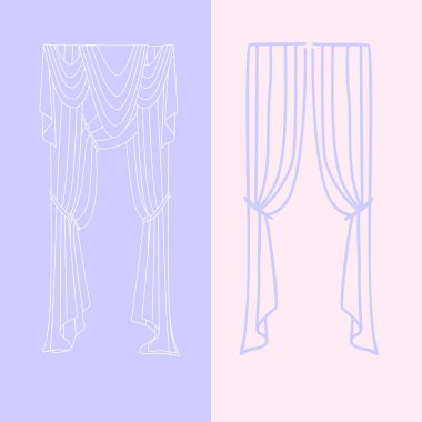   perdeler. lambrequin.Classic perdeler .