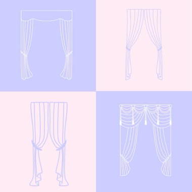   perdeler. lambrequin.Classic perdeler .