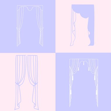   perdeler. lambrequin.Classic perdeler .