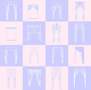   perdeler. lambrequin.Classic perdeler .