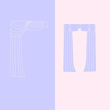   perdeler. lambrequin.Classic perdeler .