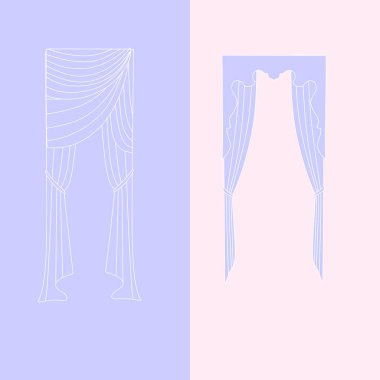   perdeler. lambrequin.Classic perdeler .